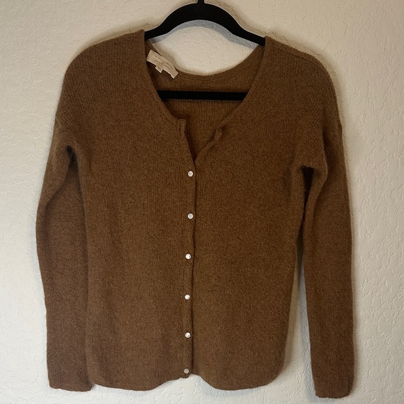 Sezane Gaspard Cardigan in Camel Size XS - Picture 2 of 5